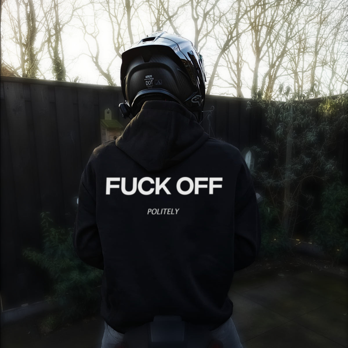 hoodie - fuck off